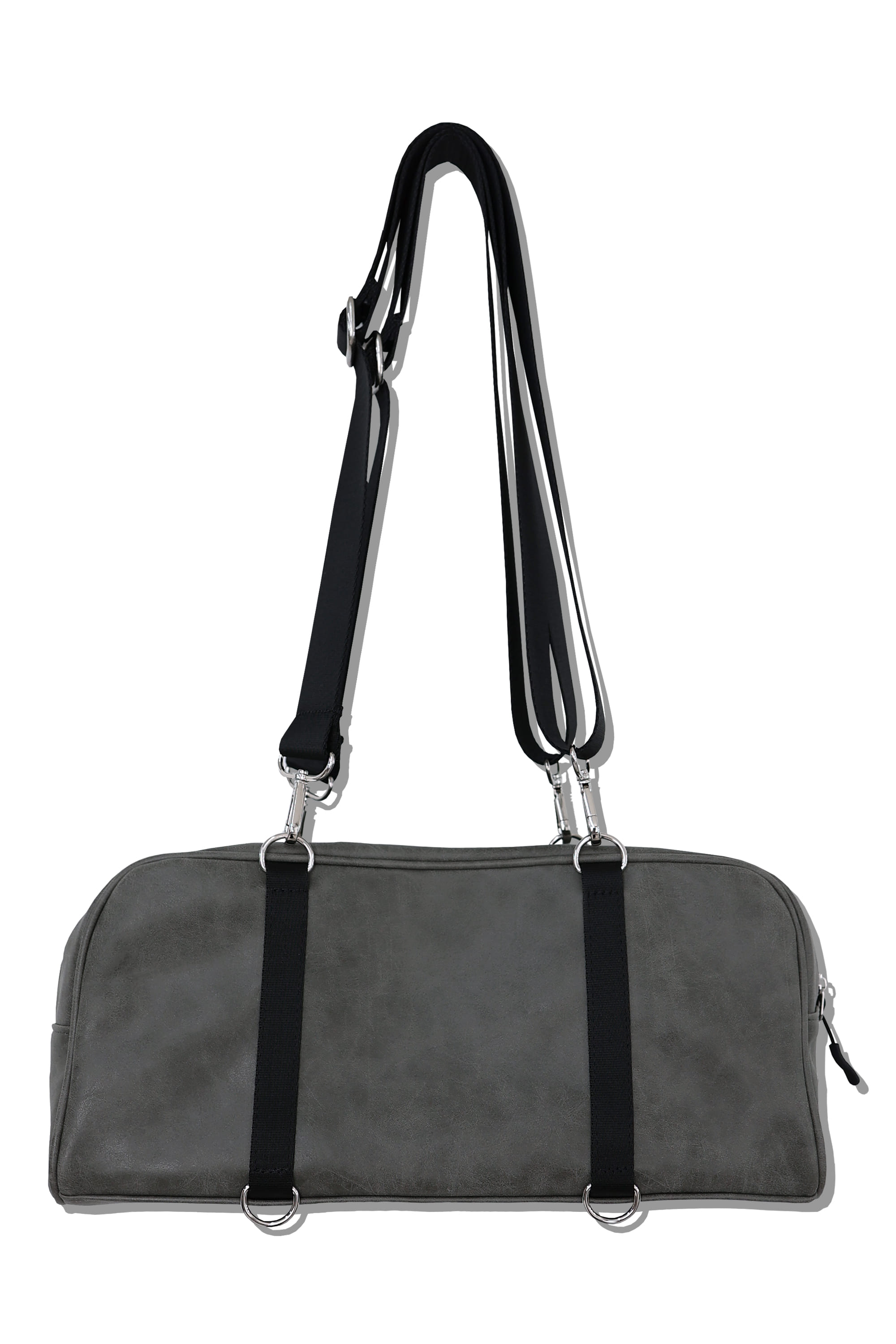 [Vegan Leather] pottie baguette bag (gray)
