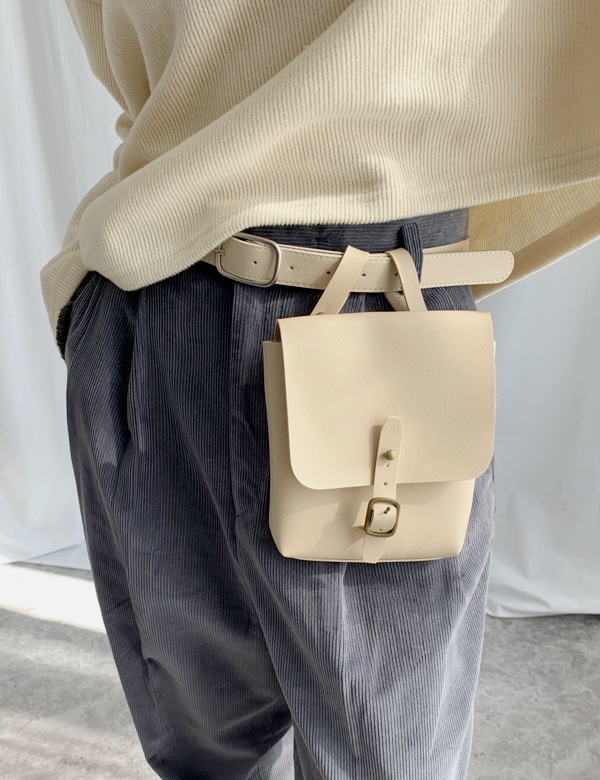 (당일발송) square mini belt bag (3colors)