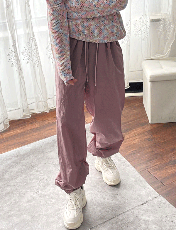 남녀공용 metal jogger pants (4colors)