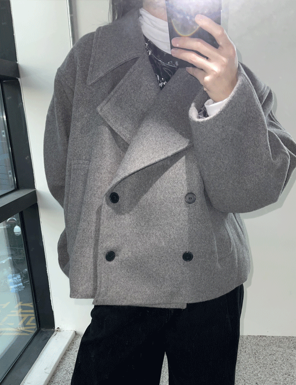 double short coat (2colors)