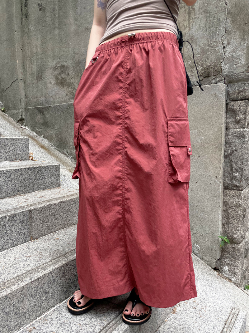 utility naylon skirt (2colors)