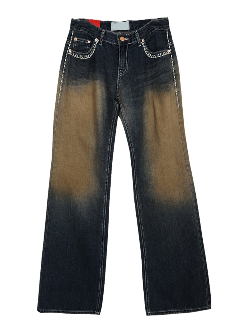low stitch boots-cut jeans (1color)