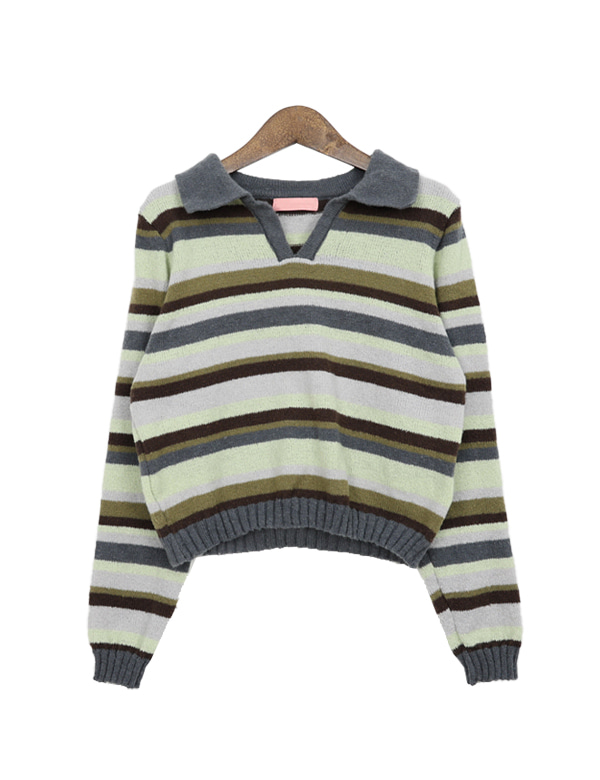 lofi stripe knit (1color)