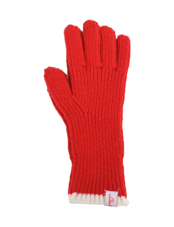 ribbed middle gloves (3colors)